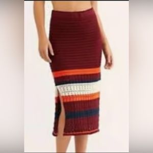 5 for $35 Free Peoples knitting skirt